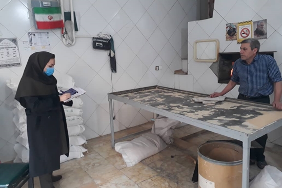 نظارت کارشناسان بهداشت محیط بر نانوایی‌های سطح شهرستان اسلام‌شهر 